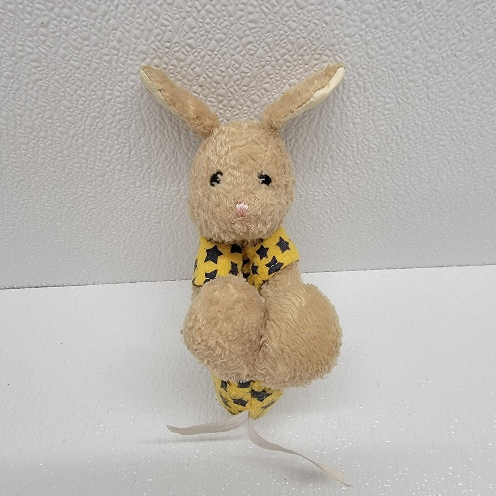Vintage 2000 Plush Hush Little Baby Crib Rattle Bunny Rabbit Sylvia Long